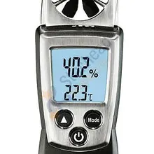 Testo 410-2 удобный лопастный зонд Анемометр, скорость ветра, скорость воздушного потока/температура/влажность, 0560 4102, дешевая