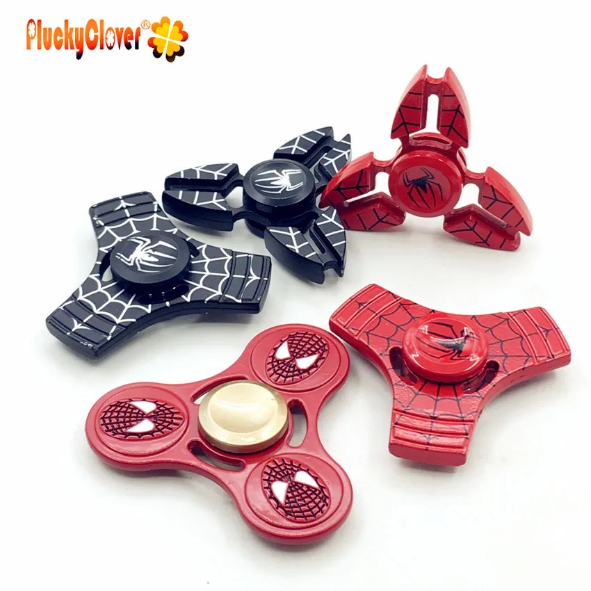 1 pc Fidget Spinner Spider Super Hero Toy Finger top Hand Cool Metal Crab Tri-spiner For Boys Girls | Игрушки и хобби