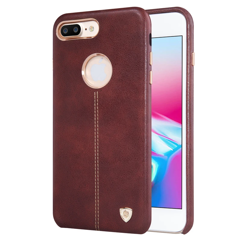 Nillkin дизайн Винтажный Флип PU чехол для iPhone 8 Plus Чехол-бумажник для телефона кожаный чехол Задний защитный чехол класса люкс разноцветный