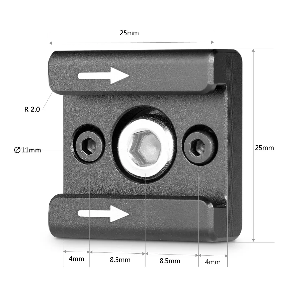 SmallRig DSLR штатив для камеры холодного башмака монтажное приспособление для камеры Micorphone видео монитор вспышка света Поддержка 2060