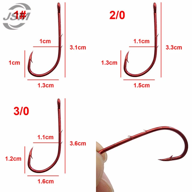 JSHANMEI 92247 Barb Fishing Hooks Beak Baitholder