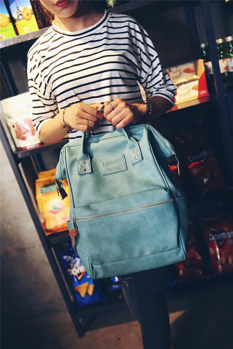Fashion Mummy Diaper Bag Backpack Leather Waterproof Maternity Nappy Bag Large Capacity Travel Mother Handbag For Mom Baby Care (20)