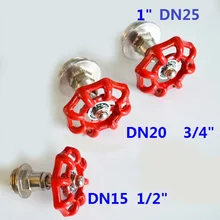 5 шт./упак. труба клапан Ретро чугунная труба аксессуар промышленный Стиль клапан для одежды сумка вешалка настенный затворный клапан для трубы