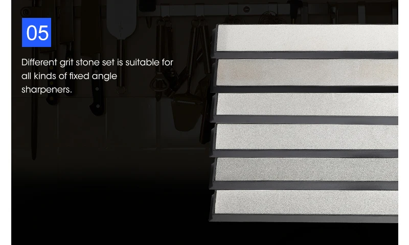 6 шт./3 шт. набор профессиональных алмазных ножей набор-точилка Apex Fix-Angle машина для заточки ножей кухонный шлифовальный камень
