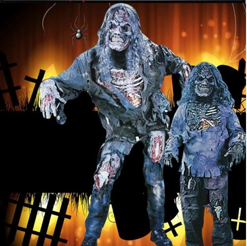 

Halloween Costume Adult Demon Ghost Zombie Clothing Set Scary Costumes Horror Vampire Corpse Performance Clothes