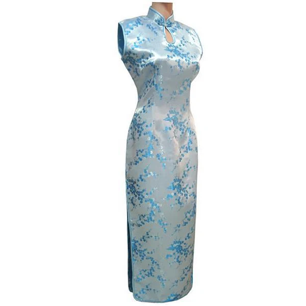 light blue qipao