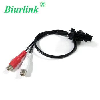 

Biurlink 18Pin NAVI Connector RCA AUX IN Cable Audio Input Adapter for Volkswagen RNS2 MFD2 CD Host