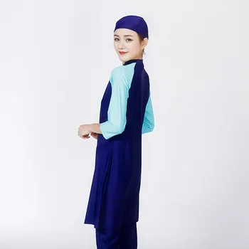 

Hot Islamic Womens Swimsuits Muslim Swim Wear With Cap Islamic Swimming Suits Newest Vintage Cover Up Muslim Swim Suits