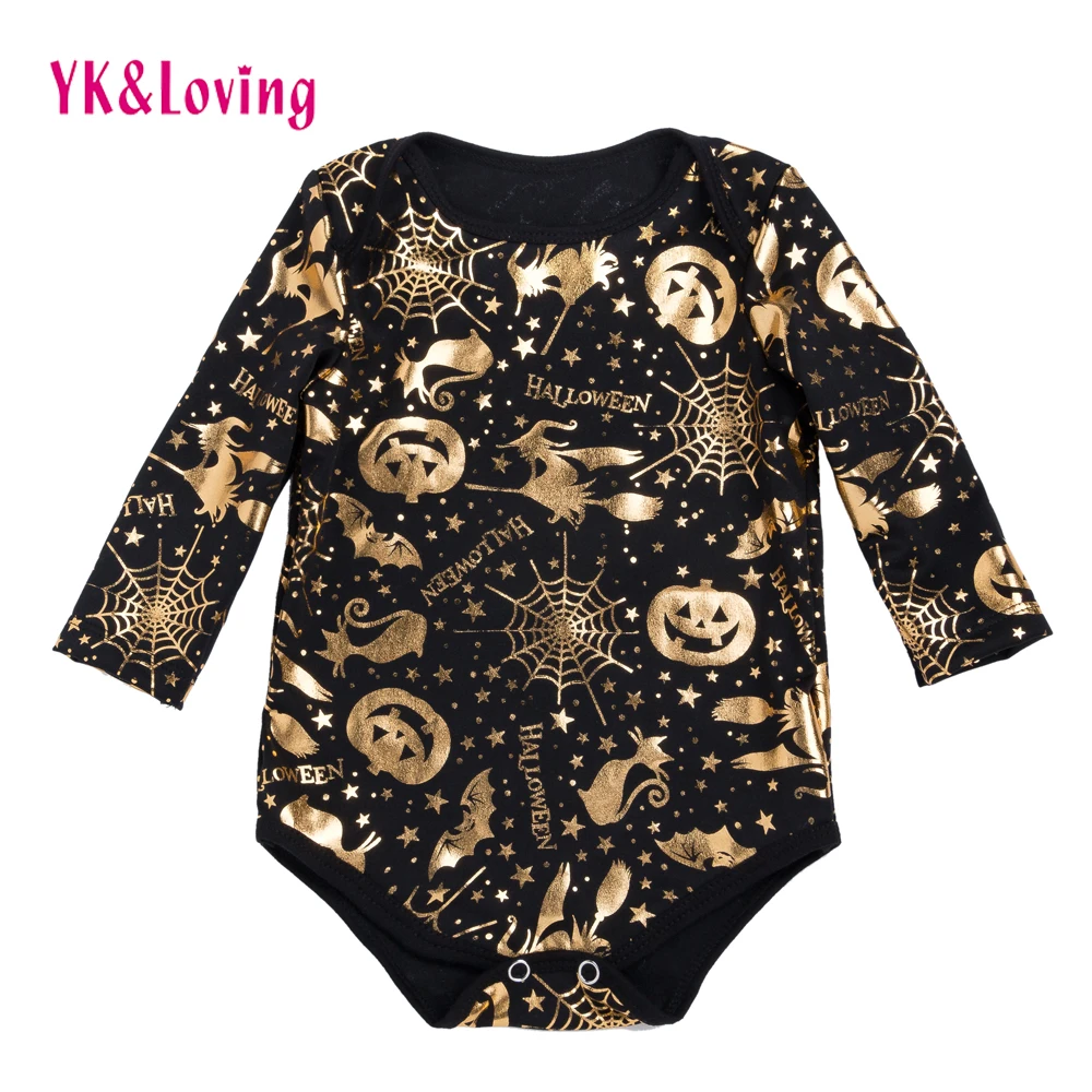 

Halloween Rompers Baby Boy Girls Clothes Cotton Long Sleeve Romper 2017 New Arrival Jumpsuit overalls Newborn Infant Clothing