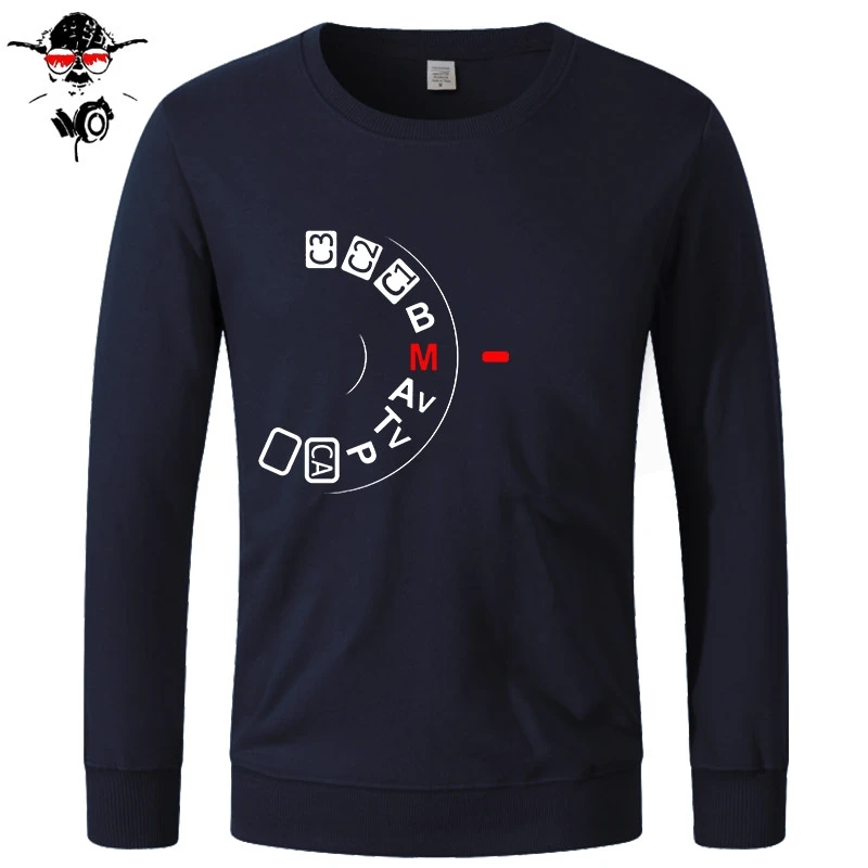 

Sweatshirts Fashion Camera Button Shoot Manual Hoodies Men long Sleeve Cotton Photography Men Camisetas Hoodies, Sweatshirts