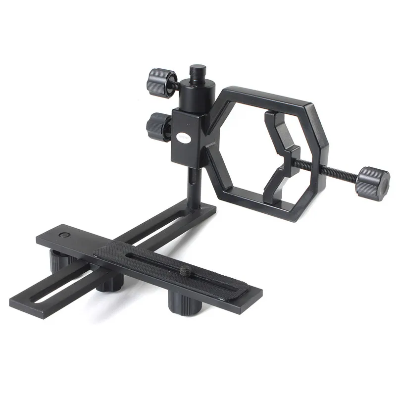 عالمية حامل جبل معدن الإكتشاف نطاقات تلسكوب أحادي/مناظير محول الهاتف الخليوي حامل القوس ل كاميرا رقمية