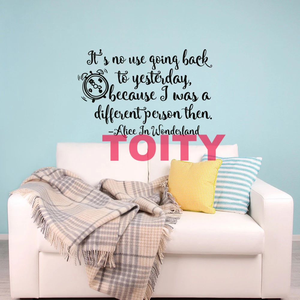 Alice In Wonderland Wall Decal Decor It