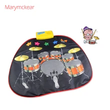 Крутые музыкальные игрушки, джазовый барабан, музыкальный коврик Muziek, игрушки 705x650 мм, Brinquedos Musicais, детский музыкальный коврик, детские музыкальные игрушки