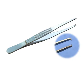 

1Pcs Straight Tweezers Stainless Steel Folder Alcohol Cotton Ball Tools Dental Hemostat Forceps