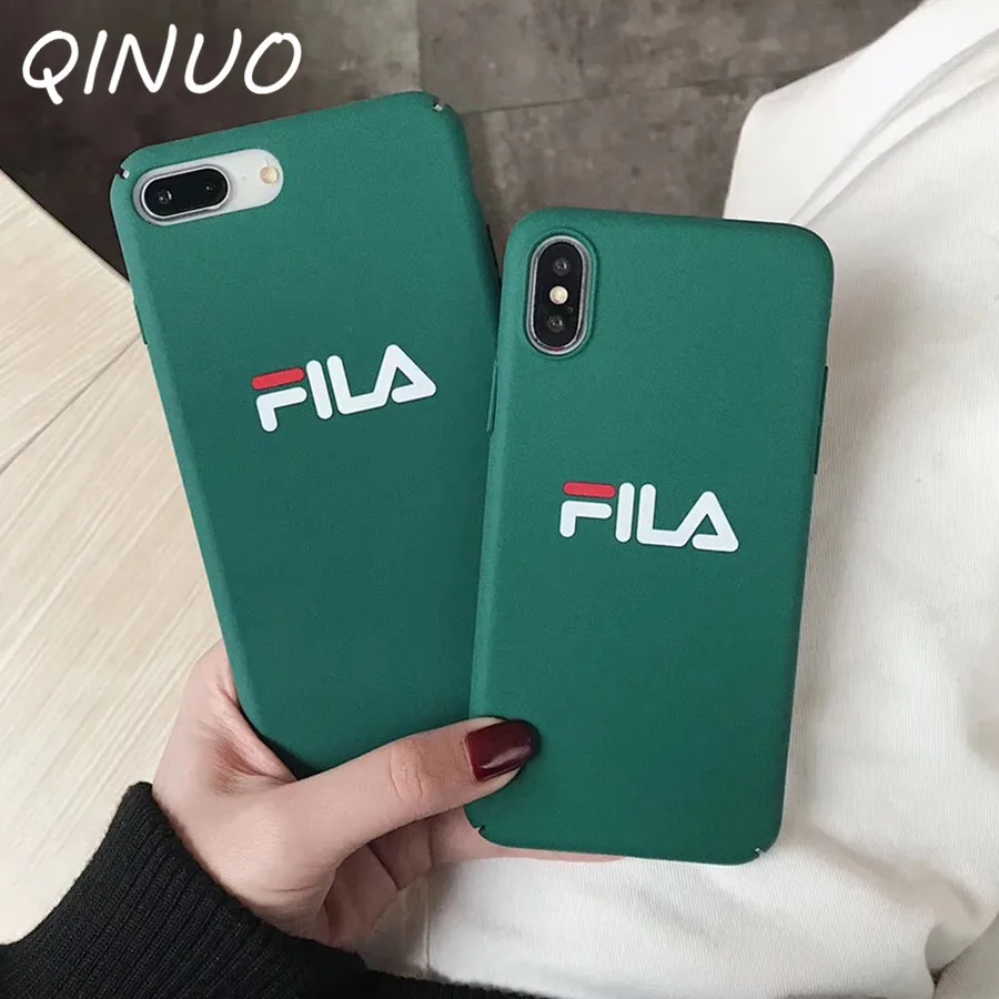 

Italy Sport Brand Tide Case For iPhone6 6S Plus 8 7 Plus XR XS MAX High quality PC Hard Frosted Telefon kilifi Estojo Cover Capa