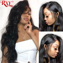 RXY 360 Lace Frontal Wig Pre Plucked With Baby Hair Brazilian Body Wave Wig Lace Front Human Hair Wigs For Black Women Remy Hair