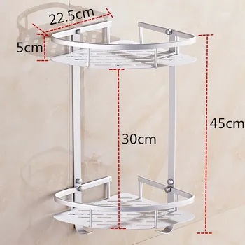 

Dofaso hardware sets shower organizer rack 2/3 layers bath corner shelf storage rack for shower hook shelf with vintage shelf