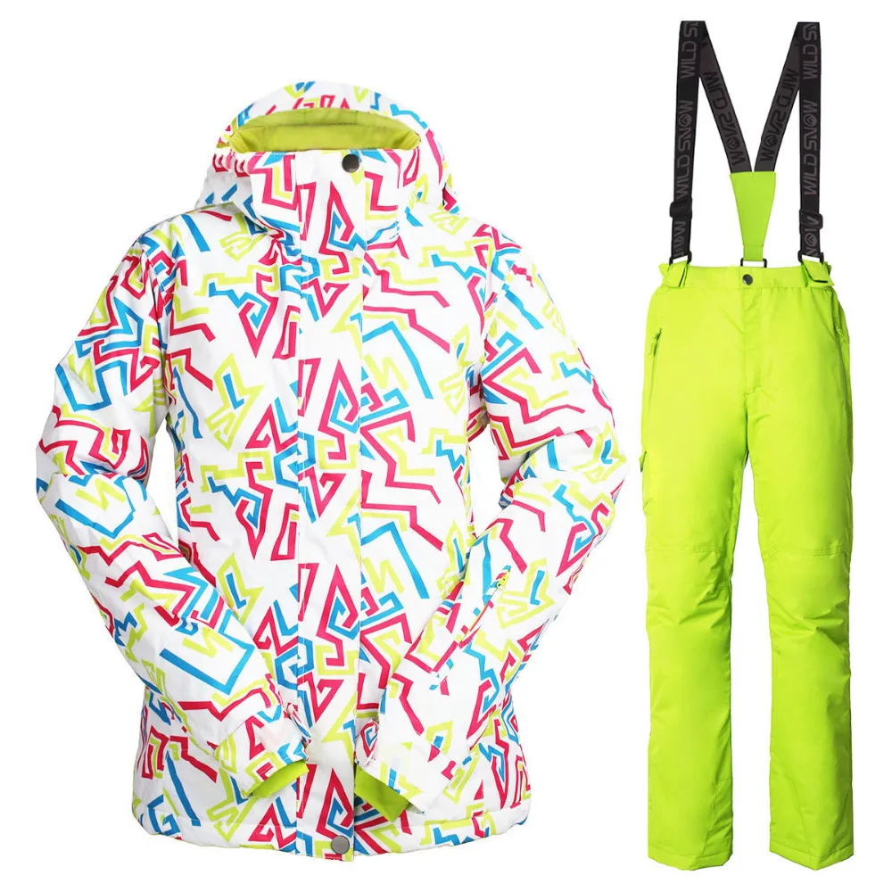 على الجليد دعوى النساء الماركات الشتاء سميكة الدافئة يندبروف ماء تنفس الثلوج تزلج Jachet + السراويل على الجليد دعوى النساء الماركات الشتاء سميكة الدافئة يندبروف ماء تنفس الثلوج تزلج Jachet + السراويل