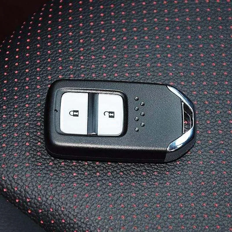 Модный классический кожаный чехол для автомобильных ключей ключа Honda CRV Fit XRV Smart key