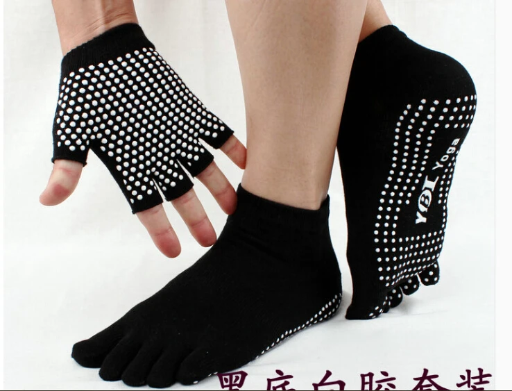 yoga socks and gloves