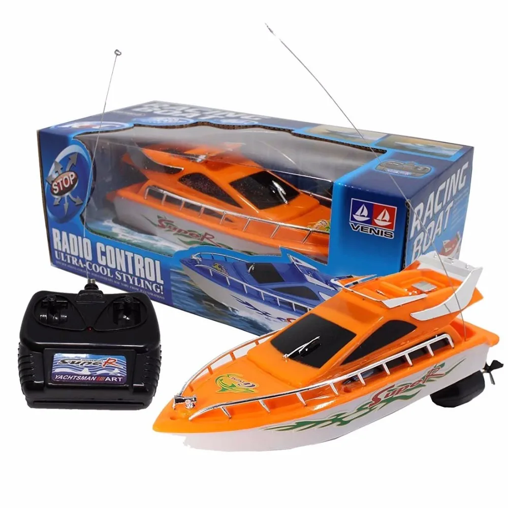 Remote Control Speedboat RC Boats Toy (Colors May Vary)-in RC Boats