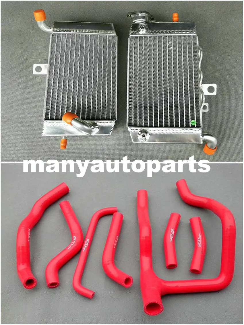 

Aluminum radiator with red Silicone hose for HONDA XRV750 XRV 750 AFRICA TWIN