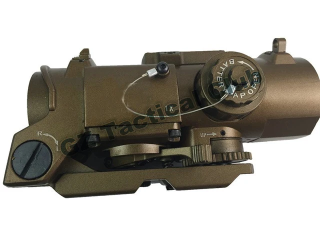 Best price at $195 Cheap Tactical Fixed 4X 32F Red Dot Illuminated Sight Rifle Scope Outdoor Hunting Shooting Telescopic Scope with Quick Detach Mount