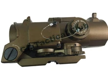 Tactical Fixed 4X 32F Red Dot Illuminated Sight Rifle Scope Outdoor Hunting Shooting Telescopic Scope with Quick Detach Mount