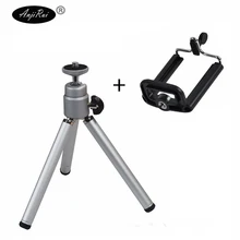 Мини-алюминиевый штатив с держателем Штатив для iphone samsung Xiaomi Штатив цифровой камеры штатив