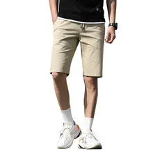 Брюки мужские короткие уличная одежда Homme спортивные штаны рабочая одежда плюс размер Новые повседневные мужские шорты летние модные короткие однотонные