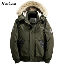 Горячая Распродажа, теплая зимняя зеленая куртка Amry, мужское пальто, куртки с карманами, Мужская ветровка, ветрозащитная Толстая парка, куртка с искусственным мехом, шапка