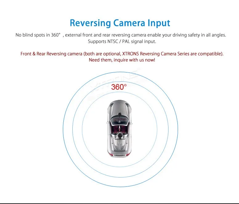 Sale XTRONS 6.95" HD Digital TFT Touch Screen car radio GPS Navigator 2 Din Car DVD Player Steering Wheel Control /Front DVR Camera 12