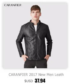 CARANFIER мужские кожаные куртки осень зима PU пальто для мужчин плюс бархатная верхняя одежда байкерские мотоциклетные мужские классические черные куртки M-5XL