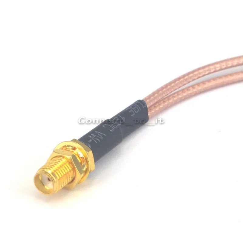 SMA-CRC9 адаптер SMA мама к Y Тип 2 CRC9 мужской разъем сплиттер косичка кабель RG316 15 см