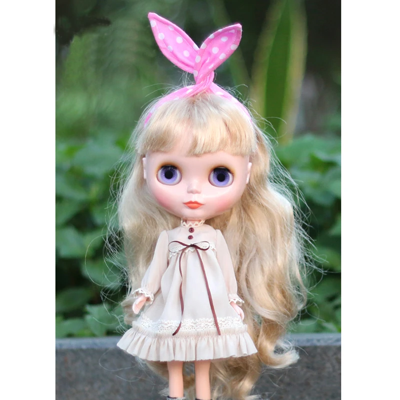 1 шт., Повседневное платье для куклы Icy Blyth, одежда для Licca, Pullip, кукла Middle Blyth, аксессуары, Подарочная игрушка для девочек