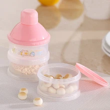 Трехслойный дозатор сухого молока контейнер для детского питания коробка детский контейнер для еды, судок контейнер для закусок легко захватывать пакеты для молока