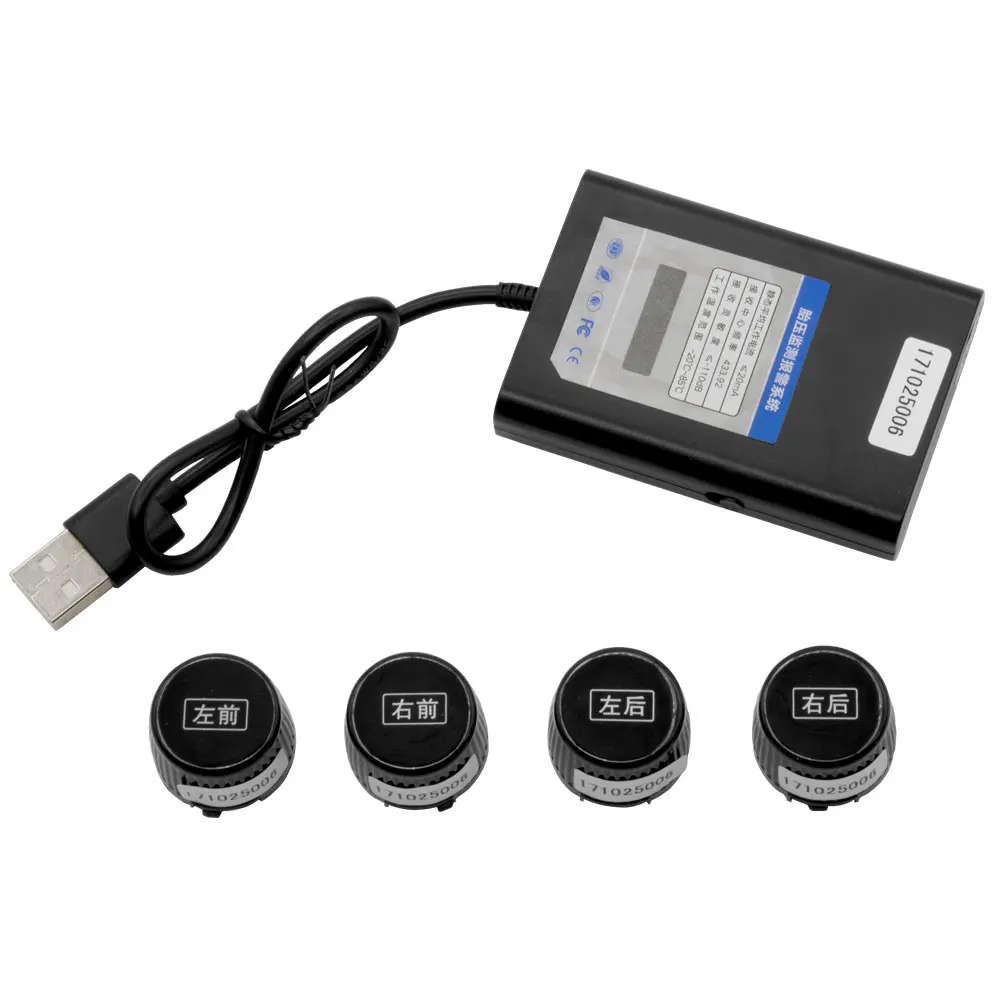 USB система мониторинга давления в шинах автомобильный TPMS автомобильный dvd-плеер на основе Android 4 Датчики сигнализация температура шин продается только с нашим блоком