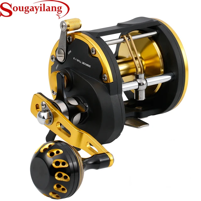 Cheap Sougayilang Round Trolling Reel Conventional Jigging Reel Drum Type Fishing Line Reels High Quality Bearings Cheap Sougayilang Round Trolling Reel Conventional Jigging Reel Drum Type Fishing Line Reels High Quality Bearings