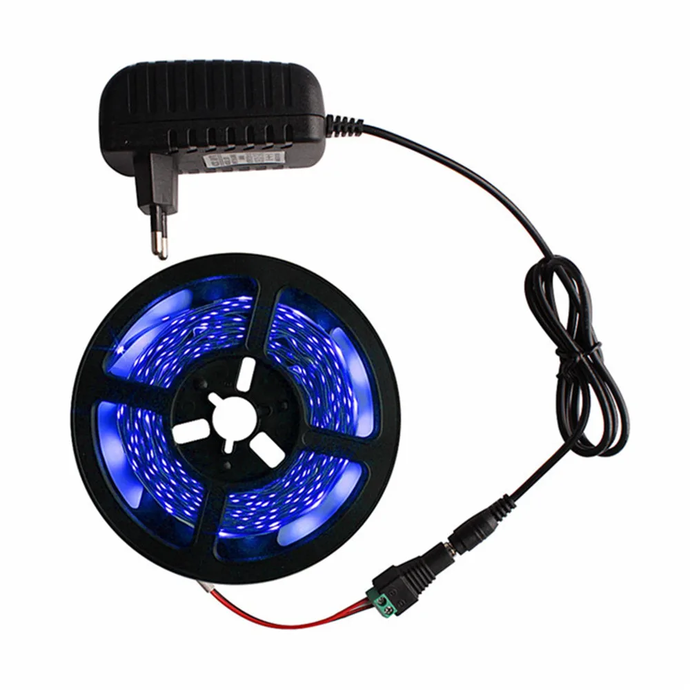 5 м/рулон светодиодный светильник 12 В постоянного тока SMD3528 2835 RGB гибкий неоновый декоративный светильник для помещений s ленточный светодиодный светильник вечерние непромокаемые лампы - Испускаемый цвет: Blue