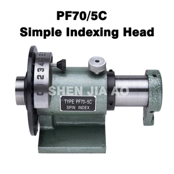 

PF70-5C Simple Indexing Head Fast Aliquot Milling Grinder Can Be Connected To The Chuck High Precision Indexing Head 1PC