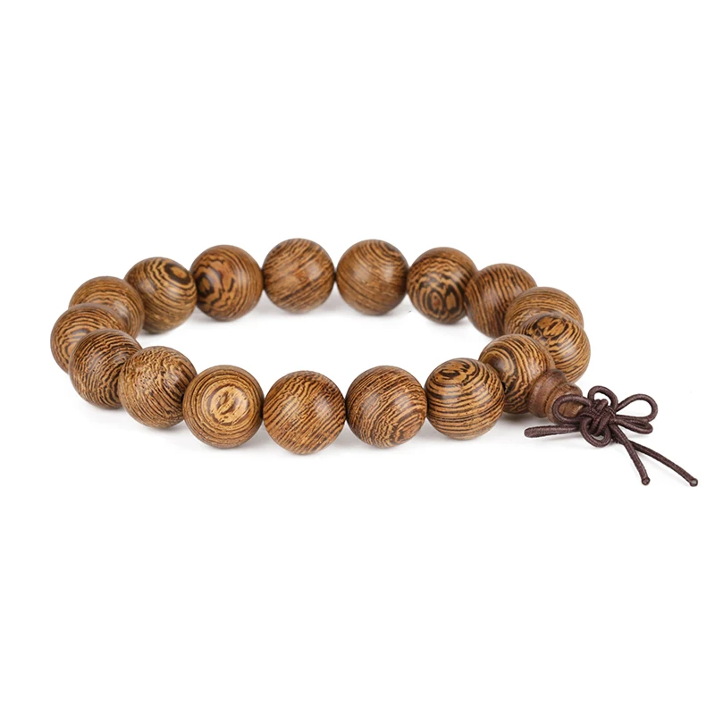 5 размеров бусин полированный натуральный коричневый круглый деревянный бисер буддизм четки молитвенные Бусы Браслеты для мужчин унисекс