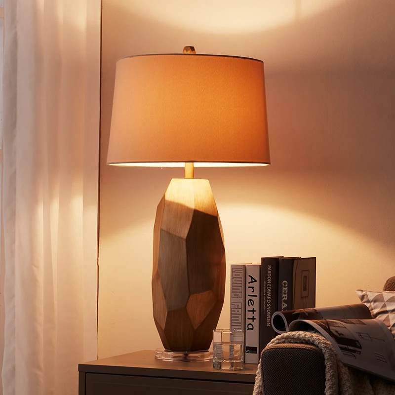 

Modern Electroplated Gold Geometrically Variable Shape Table Lamp Crystal Base Led Lighting Bedroom E27 Desk Lamps Wedding Gifts