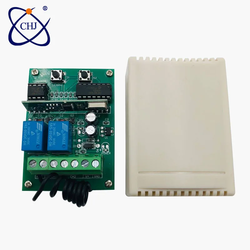 433Mhz Universal Wireless Remote Control Switch for fixed code and Rolling Code remote control receiver 433Mhz Universal Wireless Remote Control Switch for fixed code and Rolling Code remote control receiver