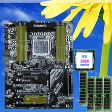 최고의 선택 컴퓨터 diy 브랜드 러닝 슈퍼 atx x79 마더 보드 인텔 제온 e5 2620 srokw 2.0 ghz ram 32g (4*8g) 1600 mhz ddr3 recc(China)