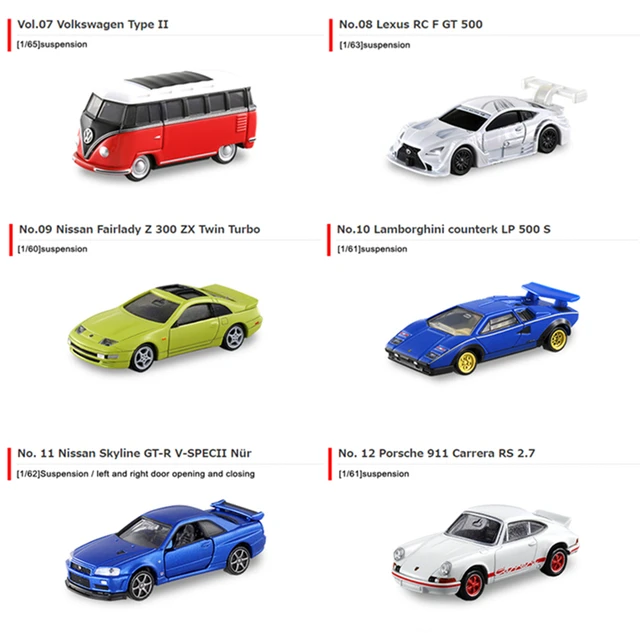 Takara Tomy Tomica Premium Series Honda Nissan Toyota