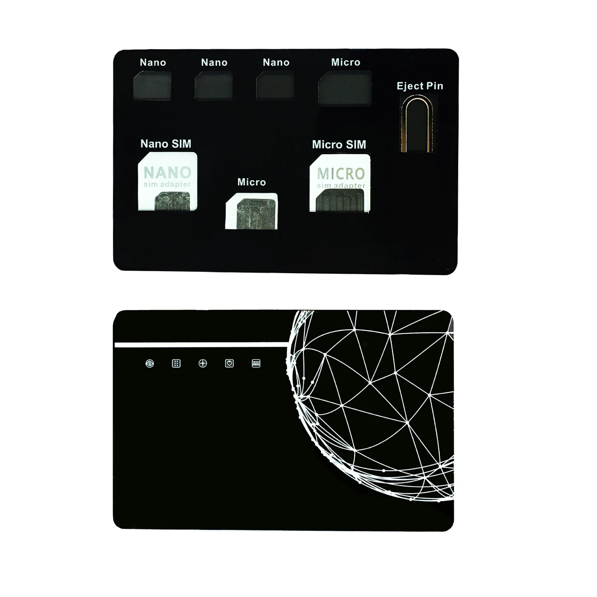Набор адаптеров для сим-карт и нано-сим держатель для карт Чехол С телефонным штырьком качество сим-карты, набор конвертеров для нано микро сим-карты