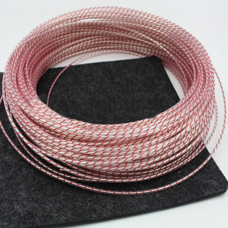 Hi-Fi 7N OCC Placcato Argento 8 Core Auricolari Fai Da Te Fili - Foto 8