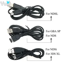 YuXi kabel do ładowarki USB kabel zasilający do konsoli Nintendo DS Lite do NDSL NDSi NDS do GBA SP do kontrolera 3DS XL