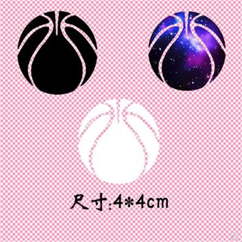 

Fashion Flower patches for clothes basketball 3d stickers iron on transfers for clothing t-shirt heat transfer pvc patch