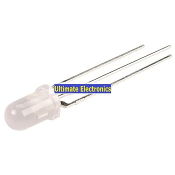 

1000pcs F5 red and blue fog Common Cathode/Anode 5MM LED light bulb fog double color round top dissfused